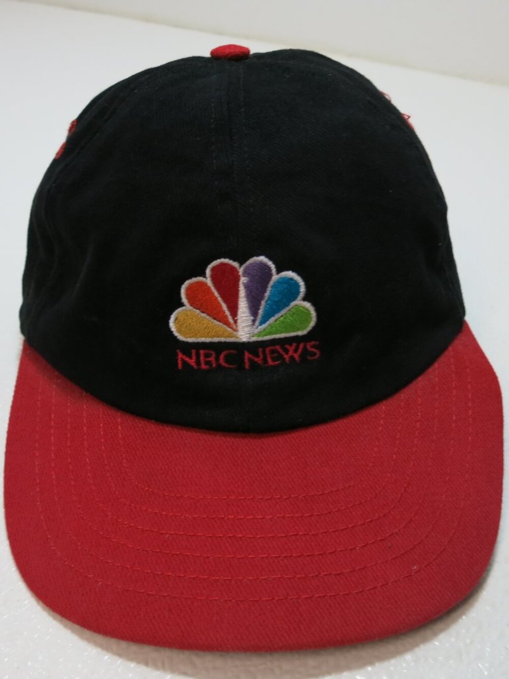 NBC News Baseball Cap Black Red Headwear Sportswear C 2 R